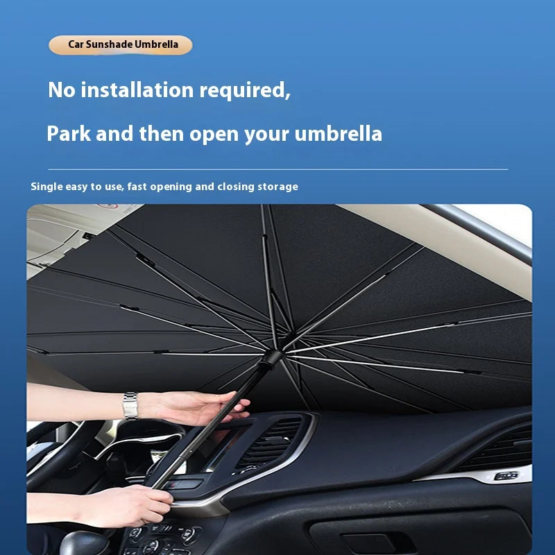 For ROX 01 Polestones 01 Car 2024 2025 Car Windshield Sunshade Foldable Umbrella amry Front Heat Insulation Accessories