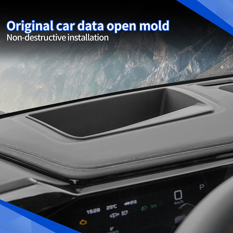 HUD Display Cover Silicone For BYD Leopard 8 Denza B8 2024+ HUD Screen Protector Cover Interior Upgrade Car Accessories