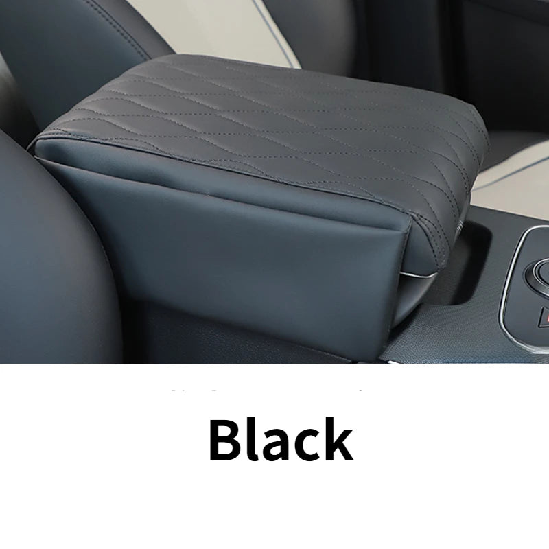 Car Armrest Box Protective Cover for BYD King DM-i 2022 2023 2024 Leather Memory Foam Height Pad Auto Center Cushion Support