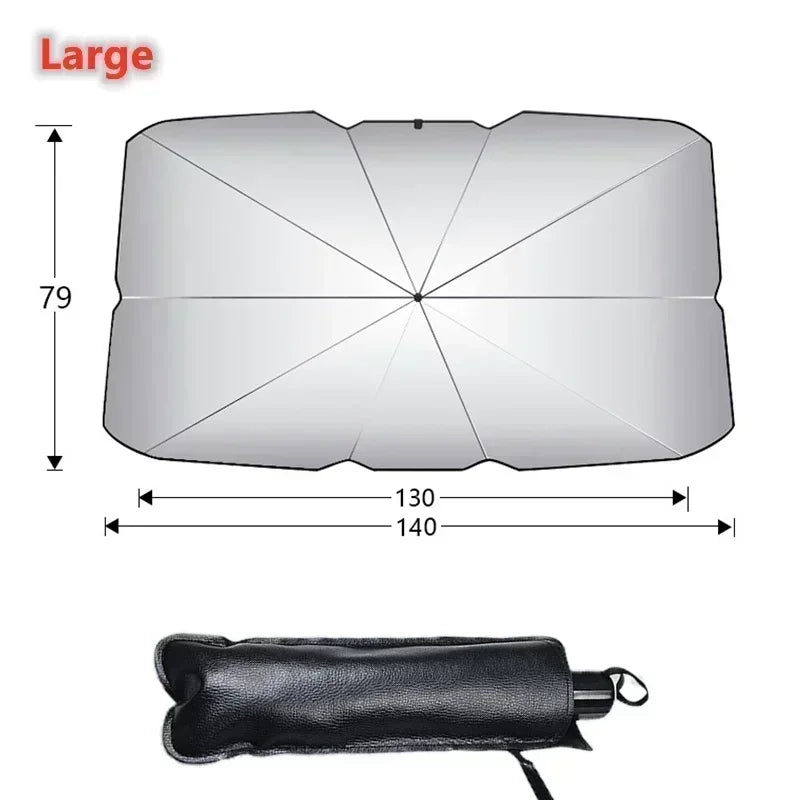 Car Windshield Sunshade Multi-functional Convenient Foldable Car Parasol Interior Front Windshield Parasol Protechor Accessories