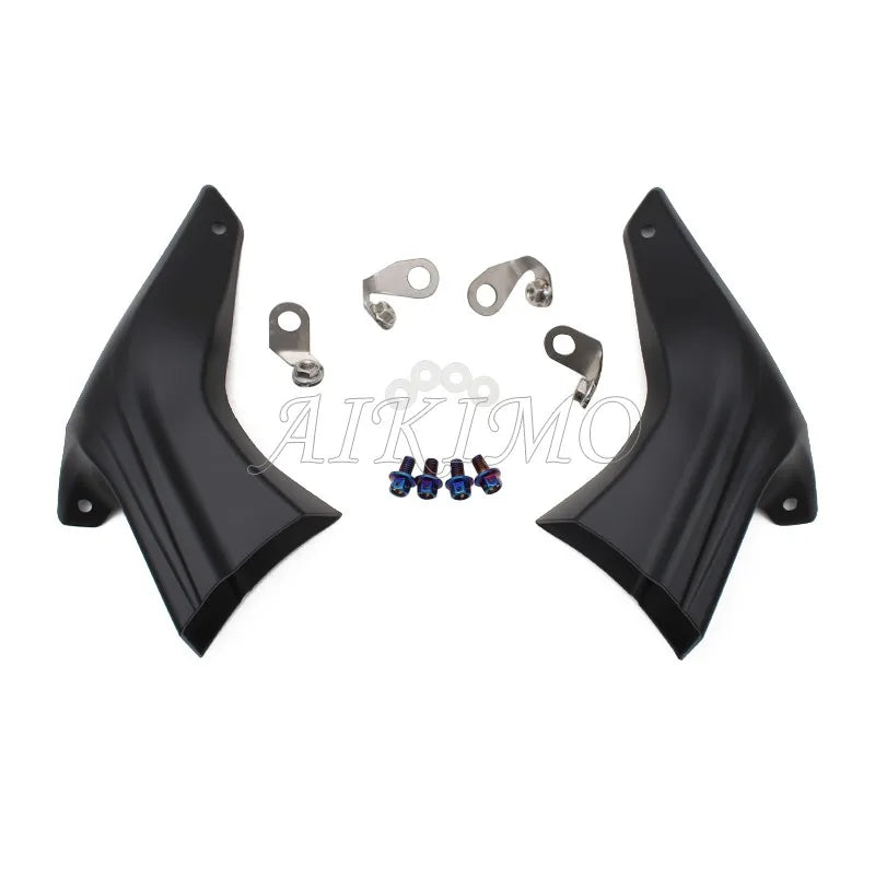 Universal motorcycle Brake System Air Cooling  ABS plastic Ducts + Mounting kit For Ducati Panigale V4 V4R V4S 899 959 1199