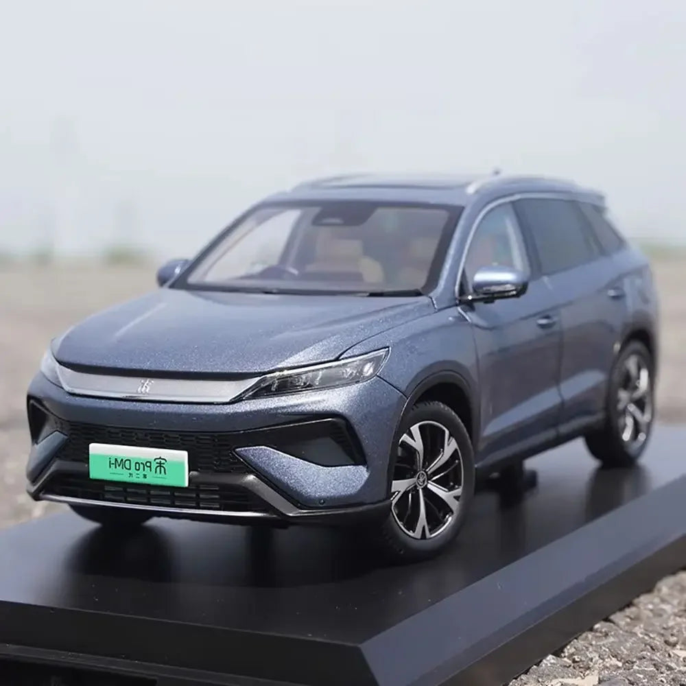 High Simulation 1:18 Original BYD Song Pro DM-i Second Generation Hybrid SUV Alloy Static Display Model