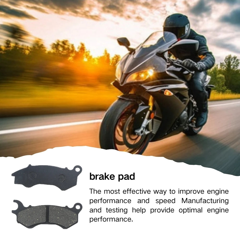 For YAMAHA FZ1 FZS FZ6 FZ8 Fazer 8 YZF R1 R6 R6S YZF600 MT-07 MT-09 FZ-07 FZ-09 FZ-10 XSR700 XSR900 Motorcycle Rear Brake Pads