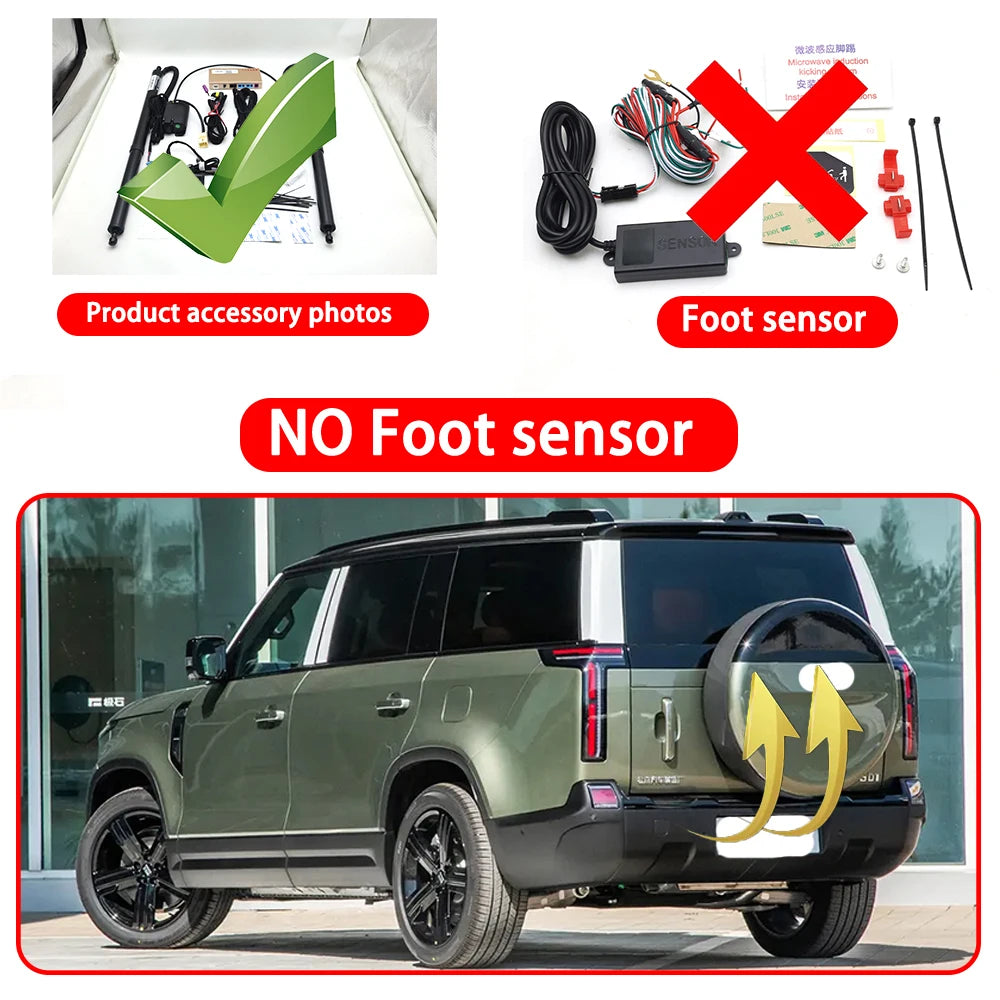 for Rox Polestones 01 Adamas 2023 2024 2025 2026 Smart Automatic Powered Tailgate Electric Power Tailgate Lift Kit Key Close