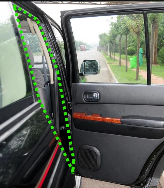 1 Piece Door Rubber Seal for Nissan Patrol Y61 Protect Rubber Weather Seal  for Y61 Seal Rubber Without Clip Accessories
