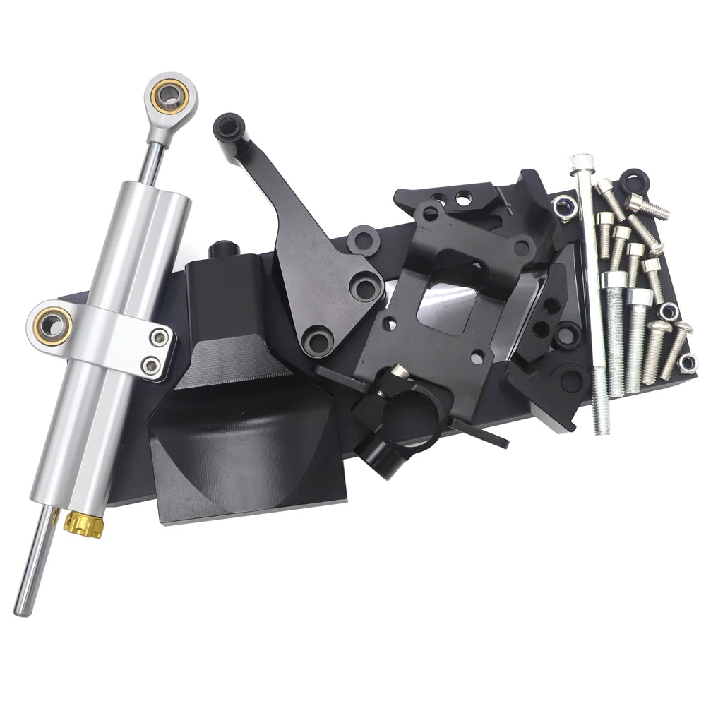 MT-07 MT07 FZ-07 CNC Steering Damper Mounting Bracket Kit For Yamaha MT07 FZ07 2013 - 2020 2014 2015 2016 2017 2019 2020