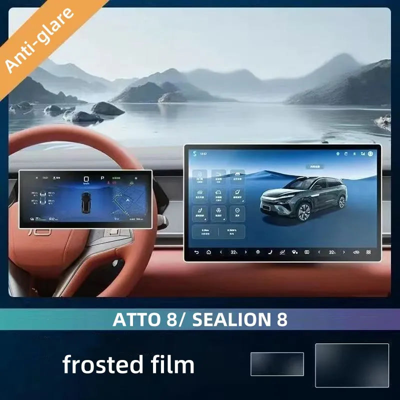For BYD ATTO 8 SEALION 8 2025 2026 TANG L DMI DMP Tempered Screen Protector Film GPS Navigation Dashboard Accessories