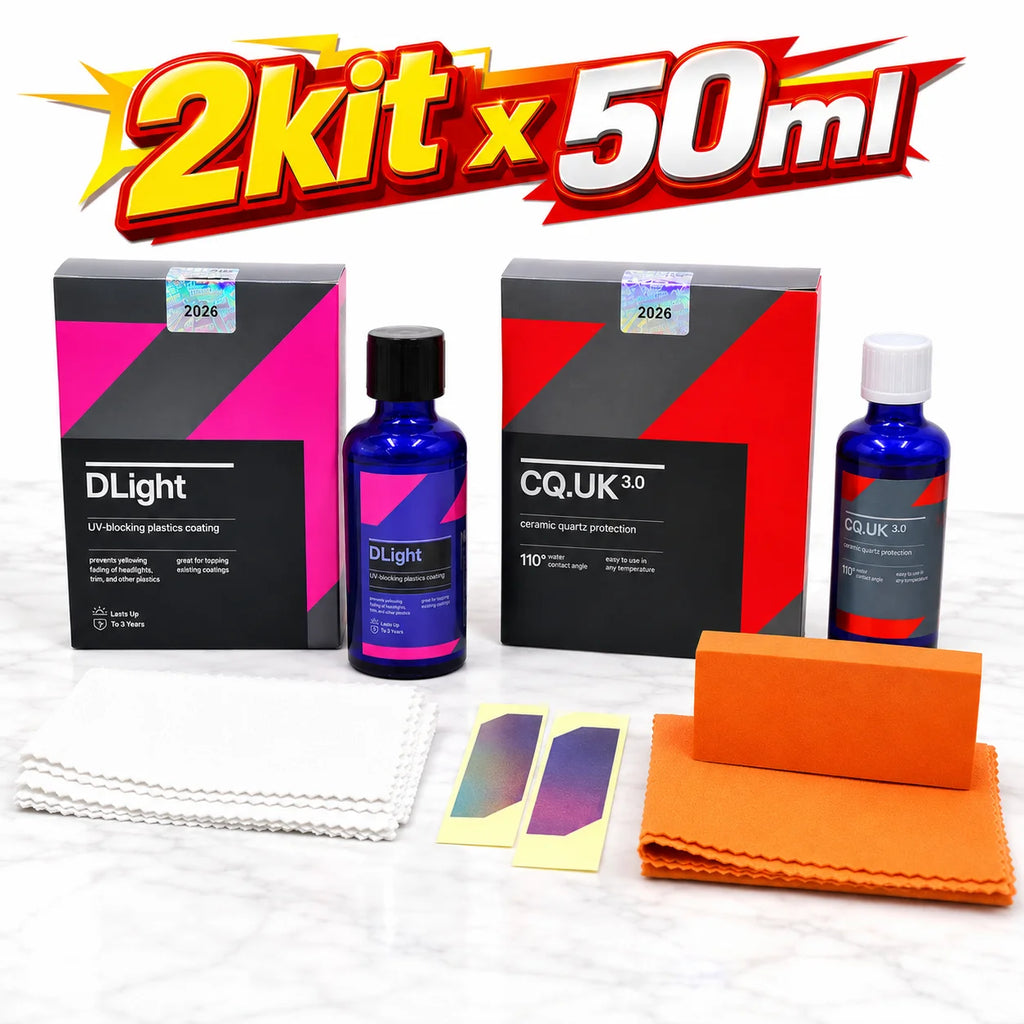 Car CQUARTZ DLight UV Ceramic Headlight Coating Long-Lasting Protection Coating for Car Care Headlights and PPF Plastics