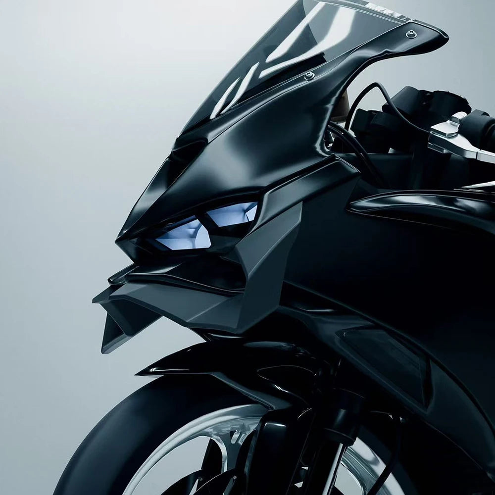 For Kawasaki Ninja ZX-6R ZX636 2024-2025 2026 Motorcycle Winglets Aerodynamic Wind Side Wings Spoiler Fairing