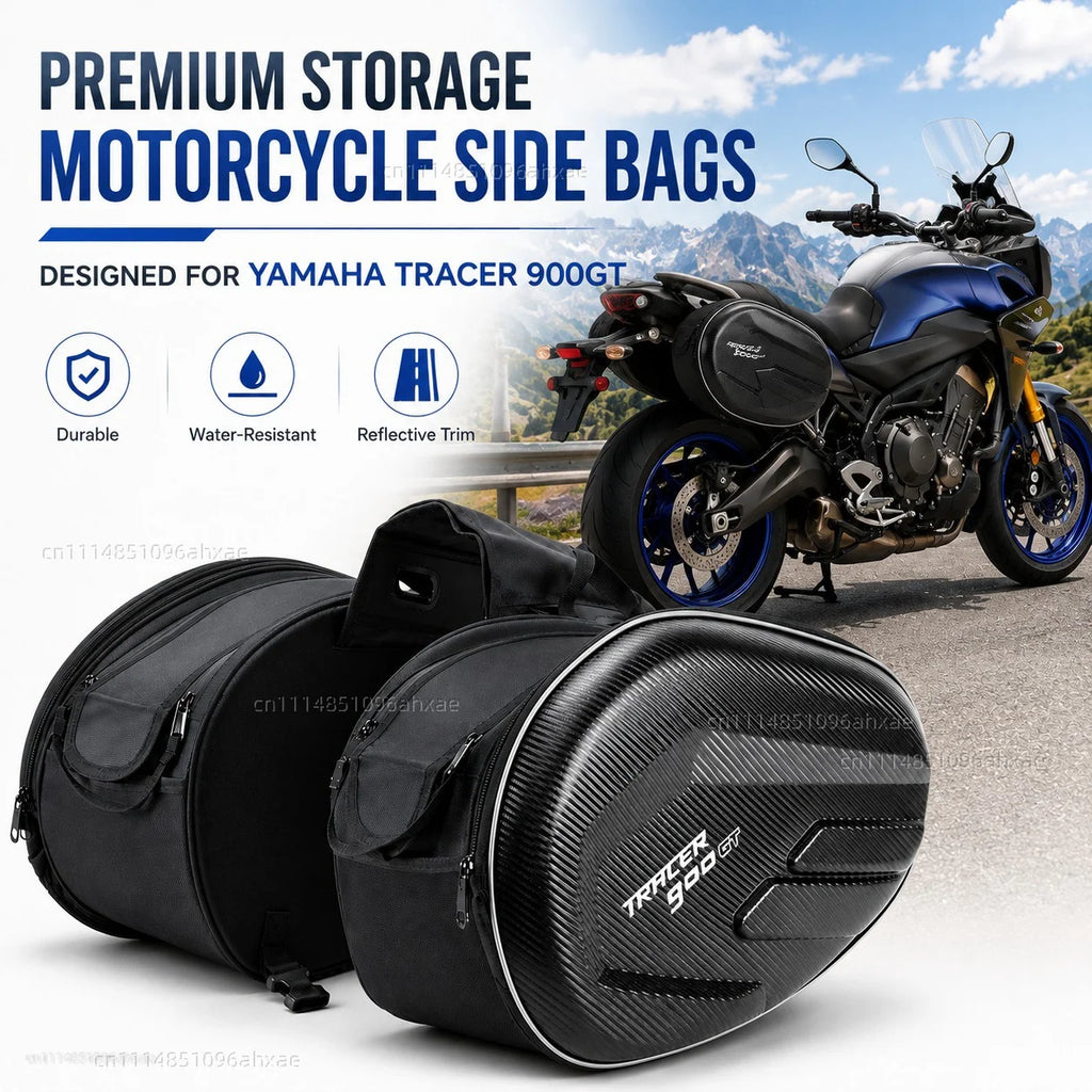 For YAMAHA TRACER 900GT 700GT 700 900 GT MT09 MT07 MT 07 09 2PCS Motorcycle Pannier Bags Luggage Saddle Bags Side Storage Fork