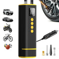 CARSUN Wired Mini Tire Inflator Portable Air Compressor With Extended Cord Suitable For Car Bike Motorcycle Routine Inflation