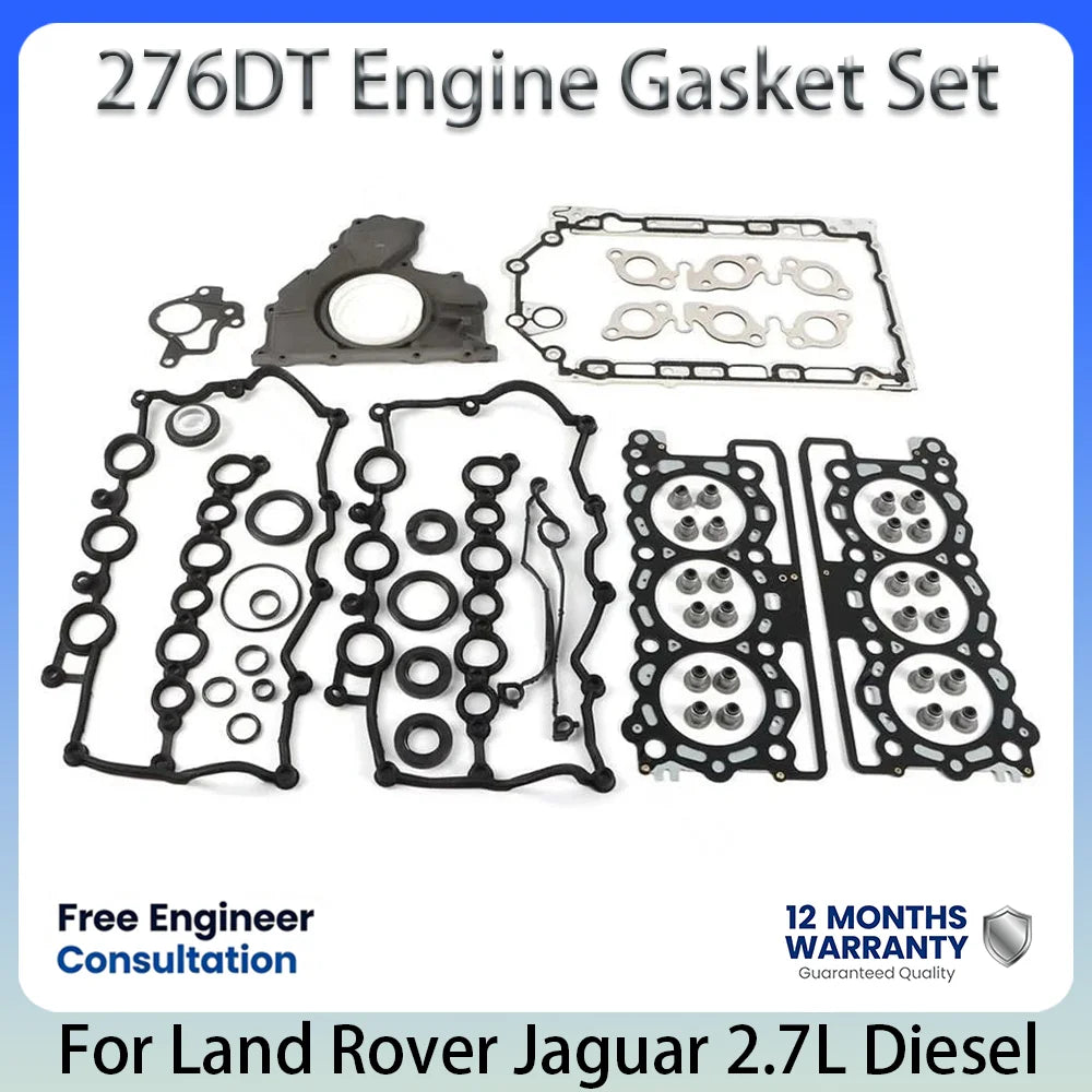 Full Gasket Set OE LR013043 For Land Rover Jaguar 276DT 2.7L 2.7 L T V6 Diesel Engine Overhaul Repair Spare Parts 2006-2017