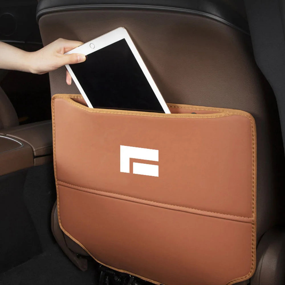 2 Pcs Seat Back Anti Kick Pad Fit For Rox Adamas 2025 2026 Leather Protective Pad Interior Modification Supplies