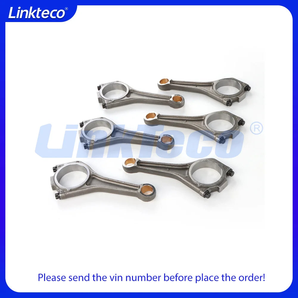 6pcs Engine Connecting Rod Fit 3.0 L 306PS AJ126 V6 For Jaguar F-Type XF XE Land Rover Range Rover Velar Discovery 3.0L 14-20