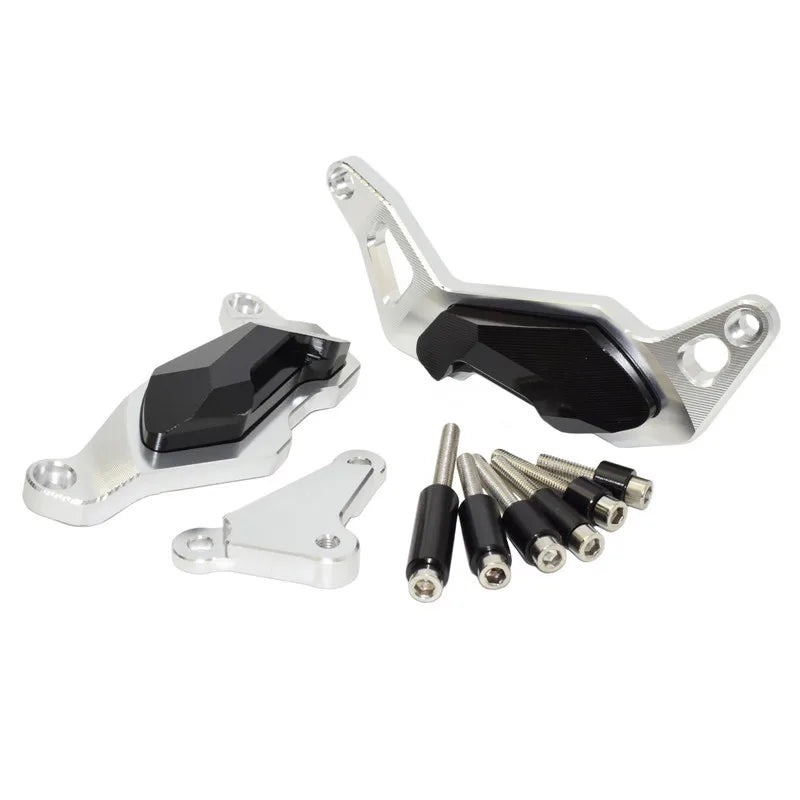 Motorbike Engine Crash Pads Guard Pad Frame Sliders Protector For Kawasaki Ninja 250 400 2018 2019 2020 2021 2022 2023 2024