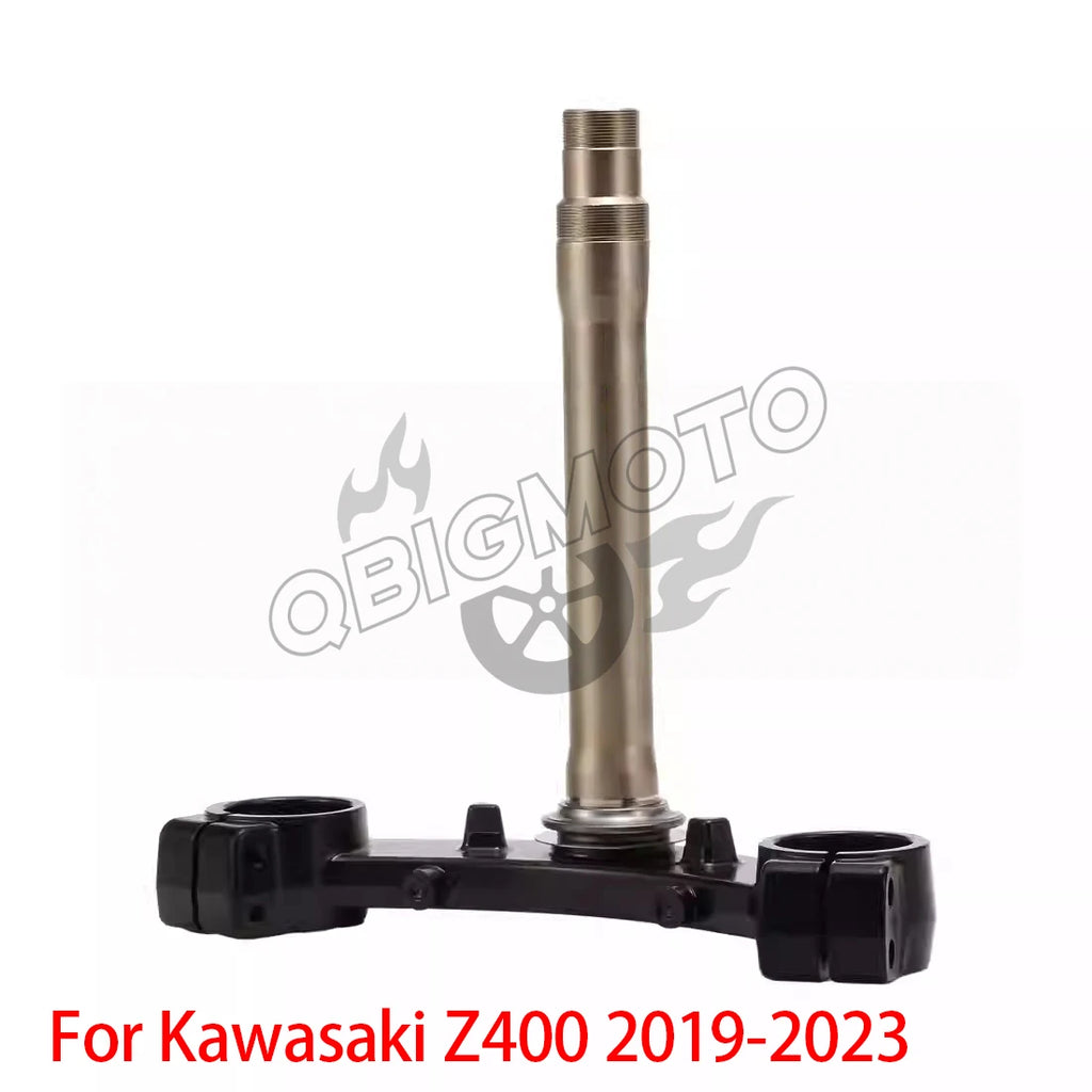 Ninja 400 2023 Moto Front Lowering Fork Triple Tree Bottom Clamp Mount Bracket For Kawasaki Ninja400 Z400 2019-2022 Ninja-400