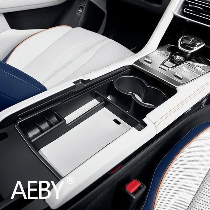 AEBY For BYD Seal U DM-i 2020 2021 2022 Car Center Console Storage Box Cup Holder  Organizer Tray Anti-Dust Interior Accessories