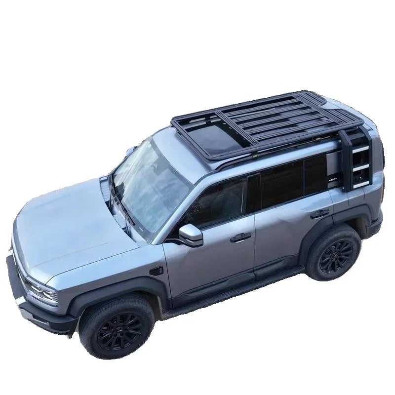 2025 New Car Roof Rack Platform Expansion Bar Load Carrier Aluminum Luggage Rail Rack for Jishi Rox Polestones 01 Accessory Part