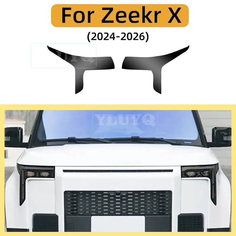 For Rox 01 2024 2025 2026 TPU Car Headlight Film TPU Pre-cut Anti-scratch Clear Smoked Sticker Accessories