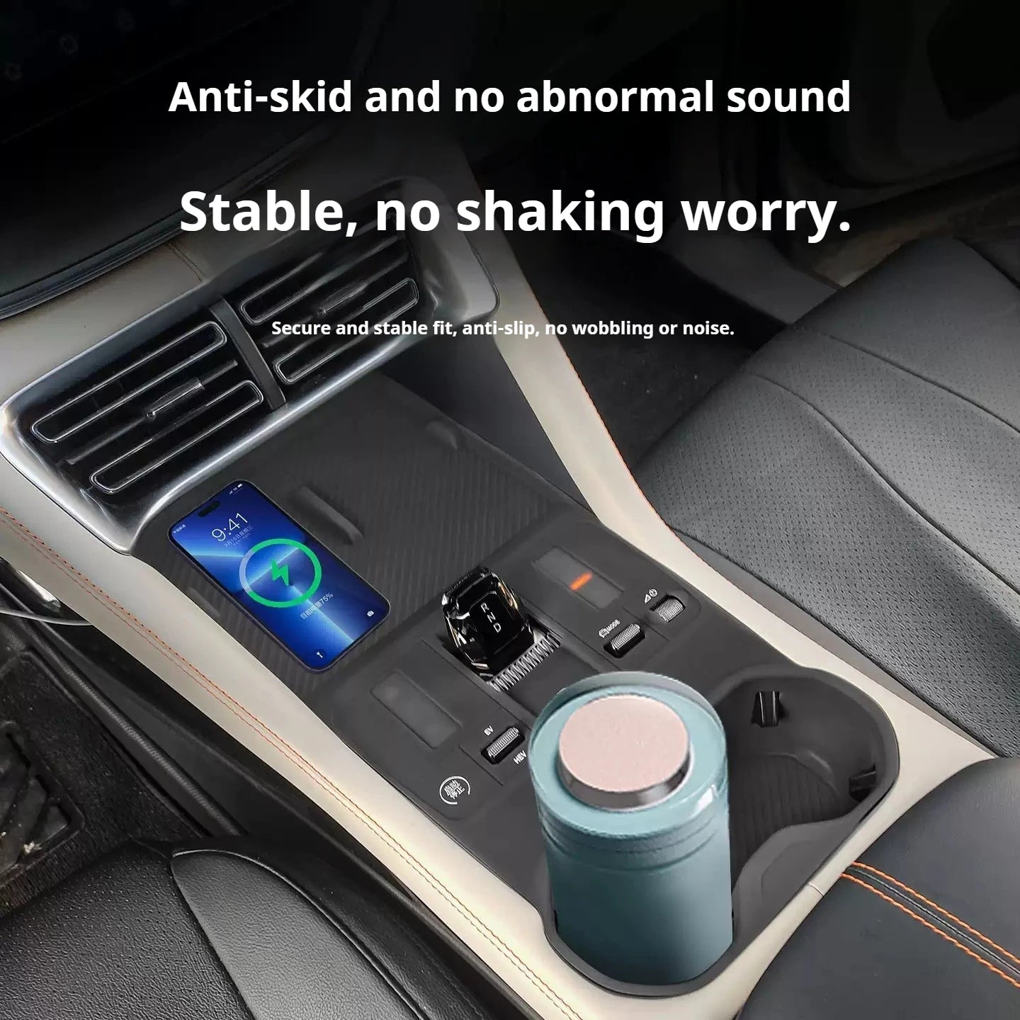 For BYD Song Plus DM-i 2023-2025 Car Central Control Gear Pad Silicone All Inclusive Central Control Button Protection Cover