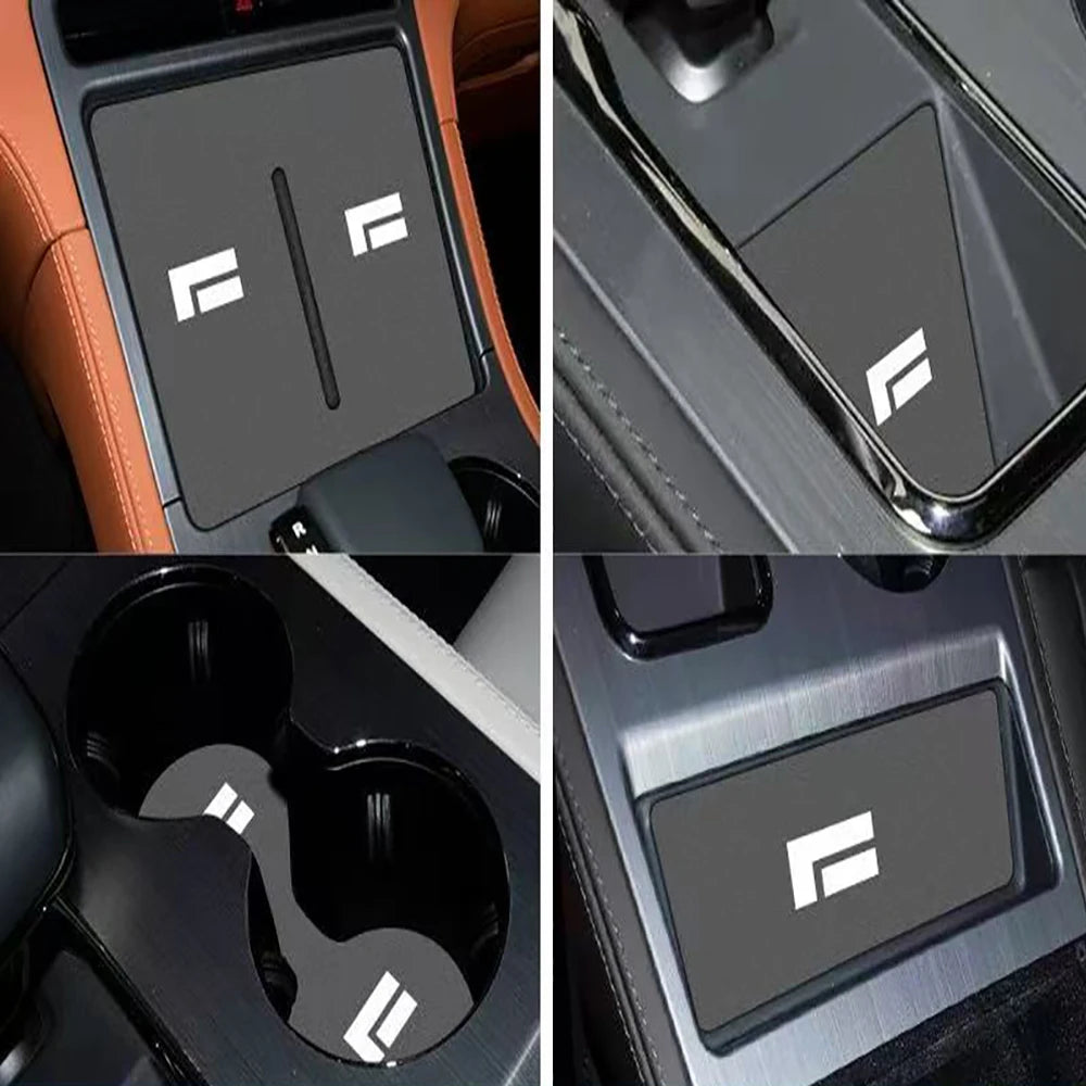Center Console Pad Armrest Box Storage Compartment Pad Waterproof For BAIC JISHI Polestone 01 Rox 01 Car Interior Accessories ﻿