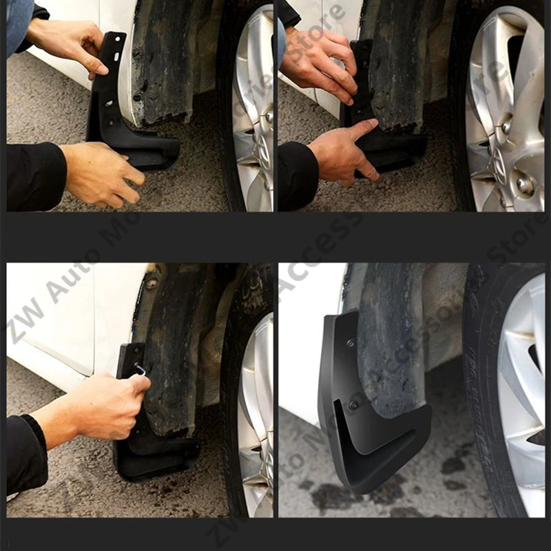 Car Mudguards For JISHI 01/POLESTONES/ROX 01 23-25 ABS Mud Guards Fender Flare Mudflaps Exterior Parts Auto Accessories