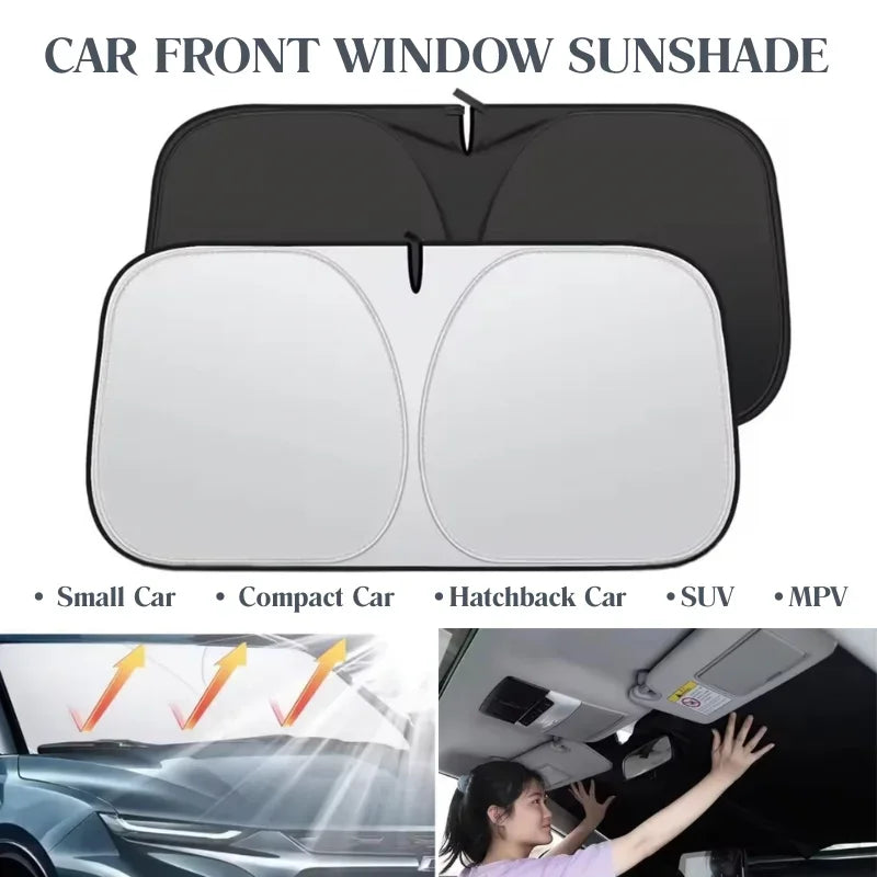 New Summer Car Front Window Sunshade Cover Sun Shade Windshield Visor Windscreen Foldable Auto UV Protection Styling Accessories