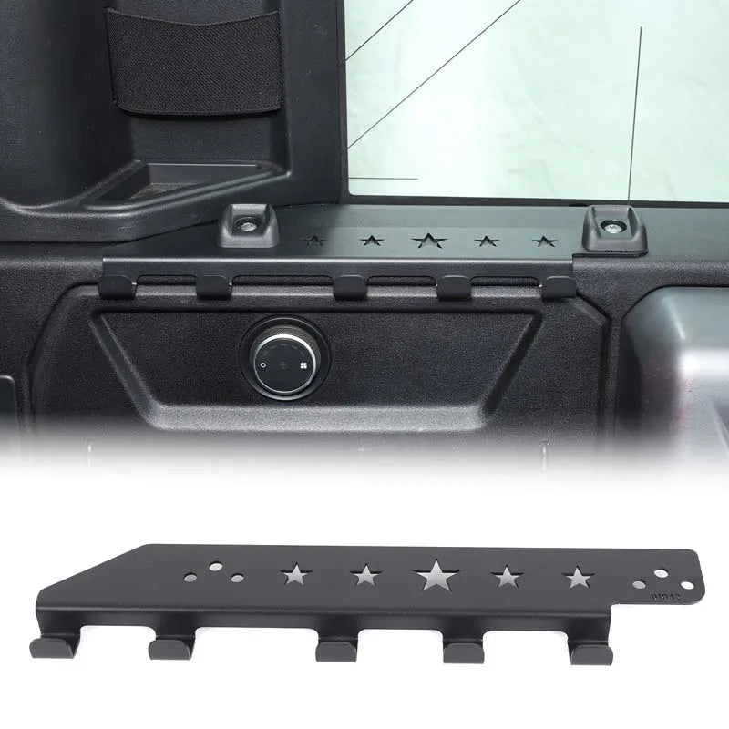 For Land Rover Defender 90 110 130 2020+ Aluminum Alloy Black Car Tailgate Window Storage Fence Foldable Pallet Rack Accessories