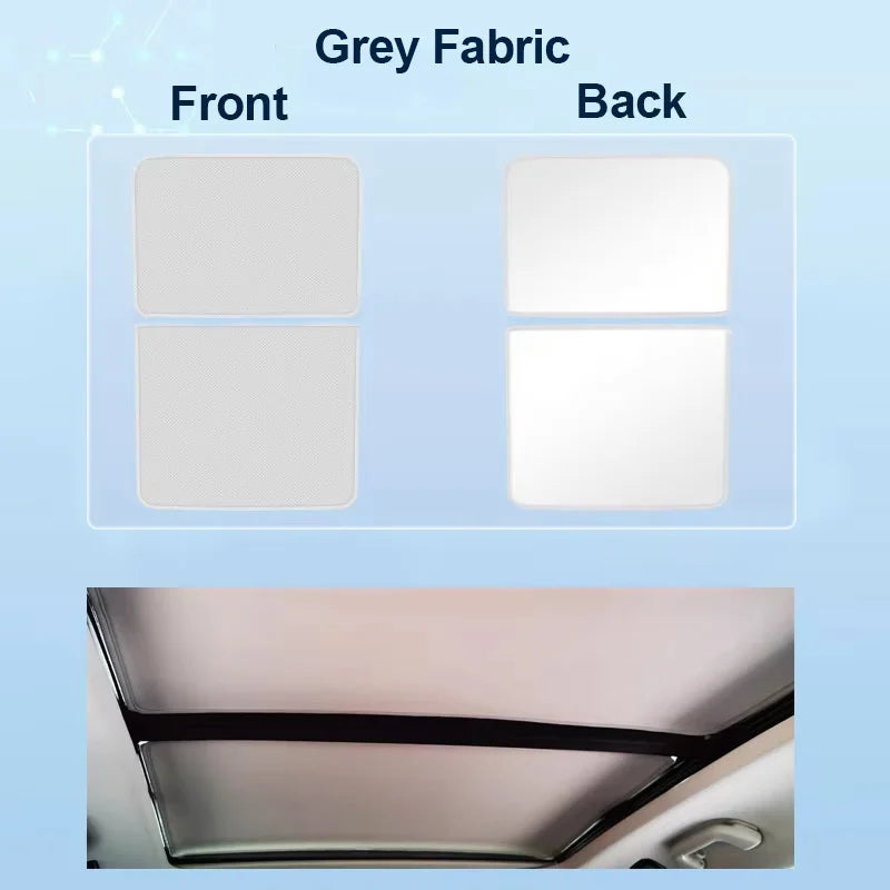 For Rox Polestones 01 2023 2024 2025 2026 Electrostatic Adsorption Skylight Sunshades UV Protection Heat insulation Accessories