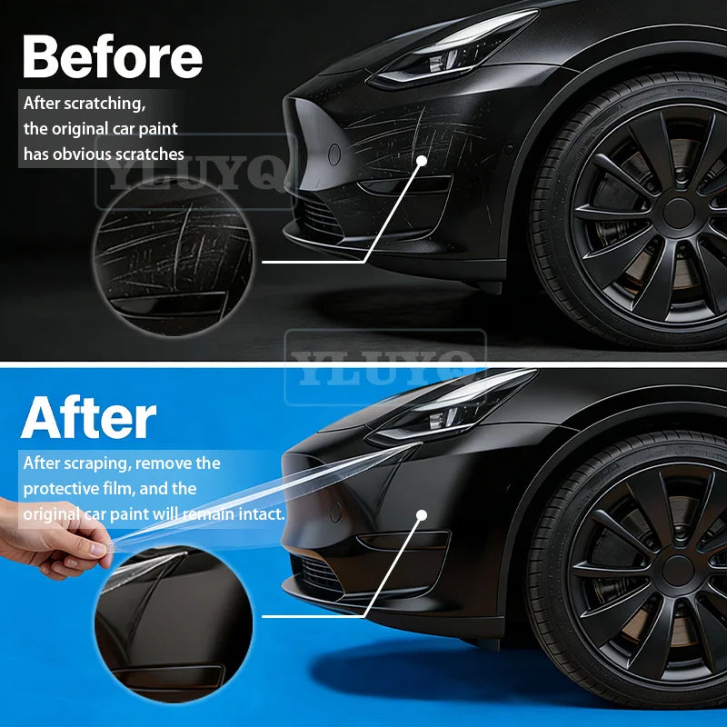 For Rox 01 2024 2025 2026 TPU Car Headlight Film TPU Pre-cut Anti-scratch Clear Smoked Sticker Accessories