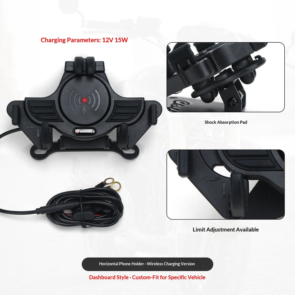 【Premium】For Kawasaki Ninja 400 Z400 motorcycle modified aluminum alloy phone holder and sports camera mount NINJA
