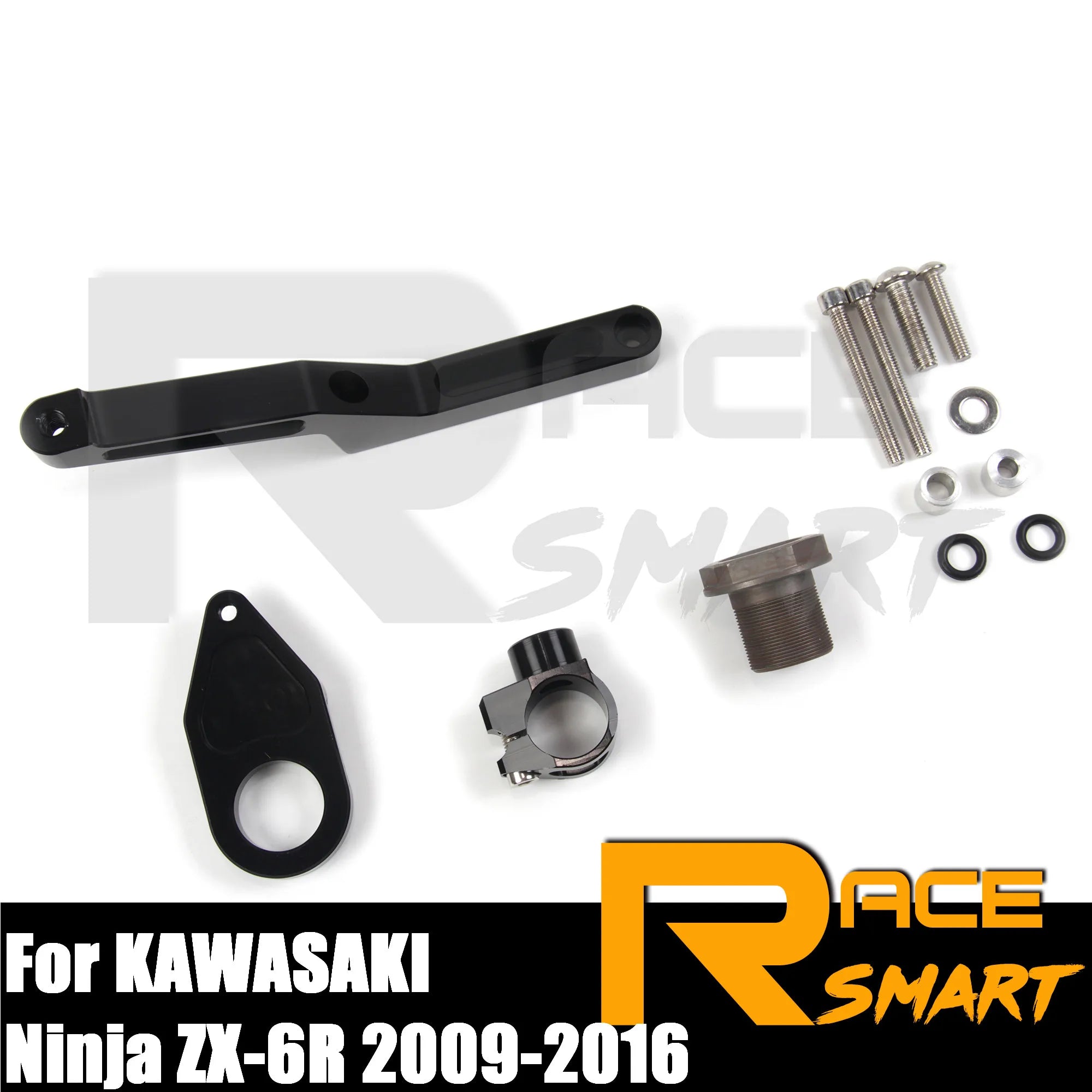 Motorcycle Steering Damper Stabilizer Bracket Parts For KAWASAKI Ninja ZX-6R 2009-2016 2010 2011 2012 2013 2014 2015 ZX6R ZX 6R