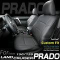 Custom Fit Land Cruiser Prado Car Seat Covers for Select Toyota Seat Cover 150 120 5 Seats Version  Full Set Leather