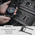 WEESE Dry Carbon Center Control System – 4-Way Switch, USB Charger & Aluminum Grab Handle for Land Rover Defender 90/110/130