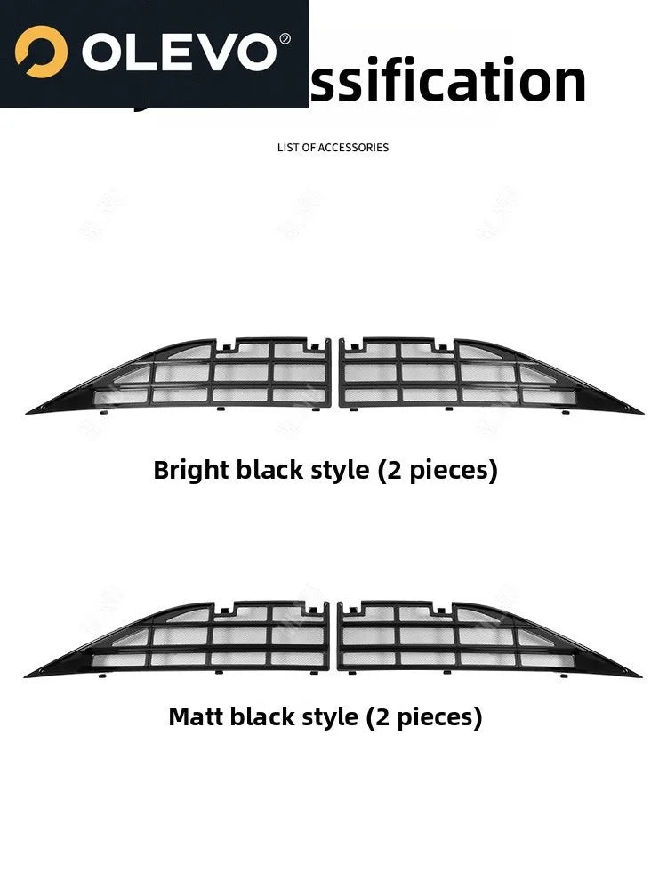 New For BYD Sealion 7 Accessories 2026/2025 Front Bumper Insect Screen-Aluminum Mesh, ABS Material, Split Design, Anti-Scratch