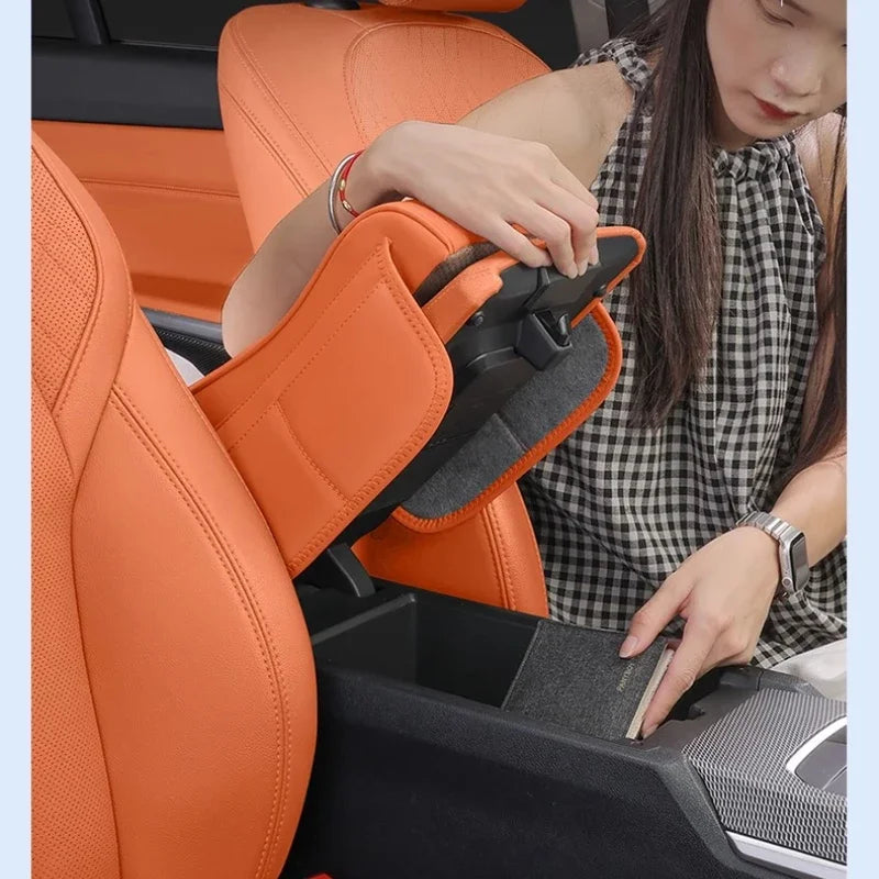 Center Console Armrest Booster Pad For BYD Sealion 7 Sea Lion 07 EV 2024 2025 Armrest Pad Interior Modified Storage Tissue Boxe