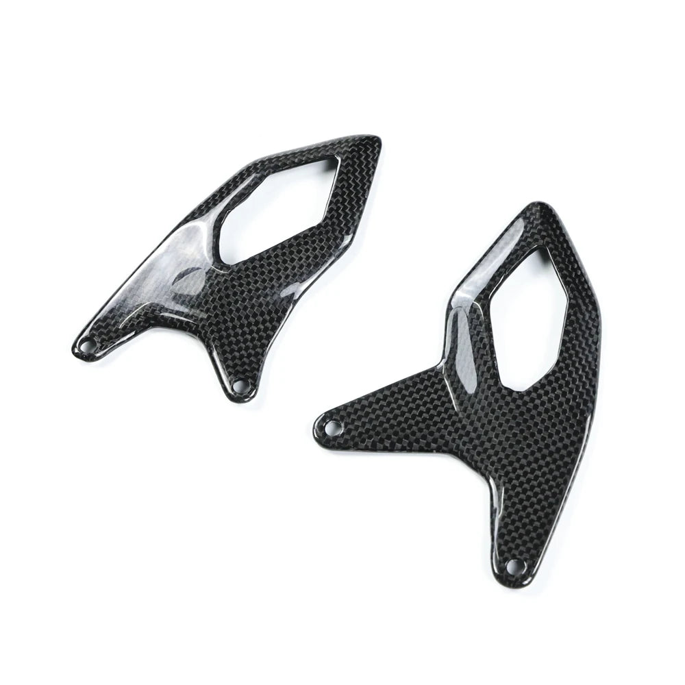 100% 3K Carbon Fiber For Ducati Panigale V2 2025-2026 Motorcycle Accessories Rear Heel Plate Guard Fairing Wing Guard Protector