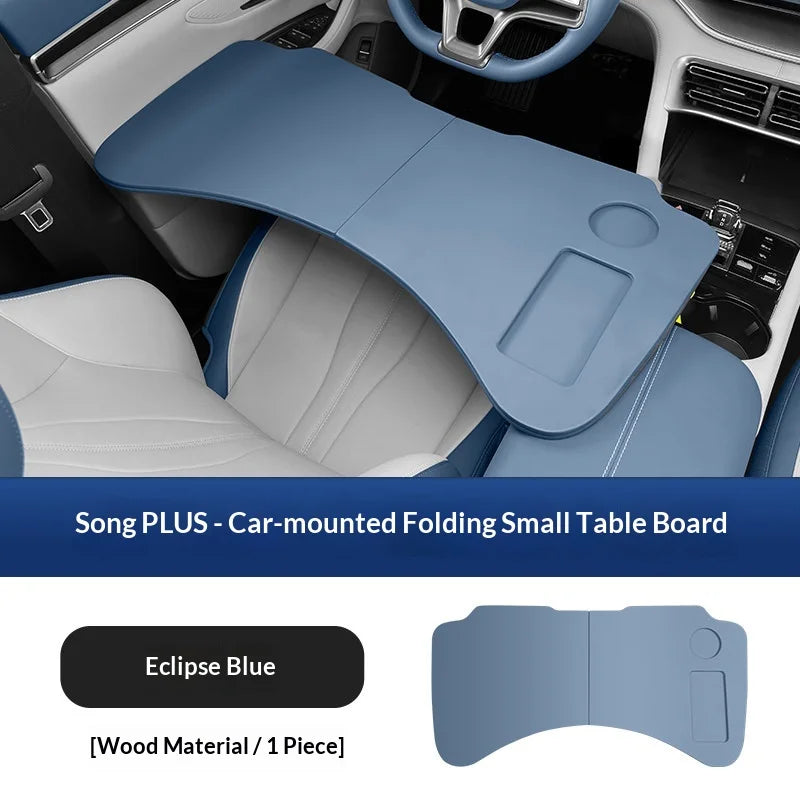 For BYD Song Plus DM-i Seal U Sealion 6 2021-2026 Rear Seat Back Tray Table Foldable Laptop Desk Car Organizer