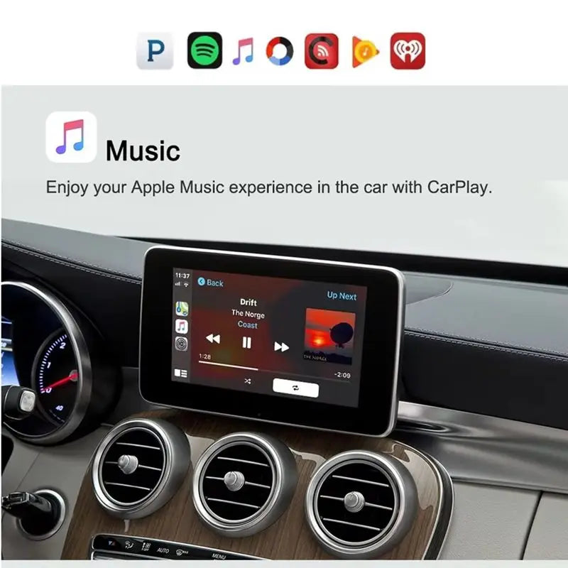 A54K-Wireless For Mercedes C/GLC/S Class W205 W253 NTG5.0 Carplay Module Android Auto Box Car Play Interface System
