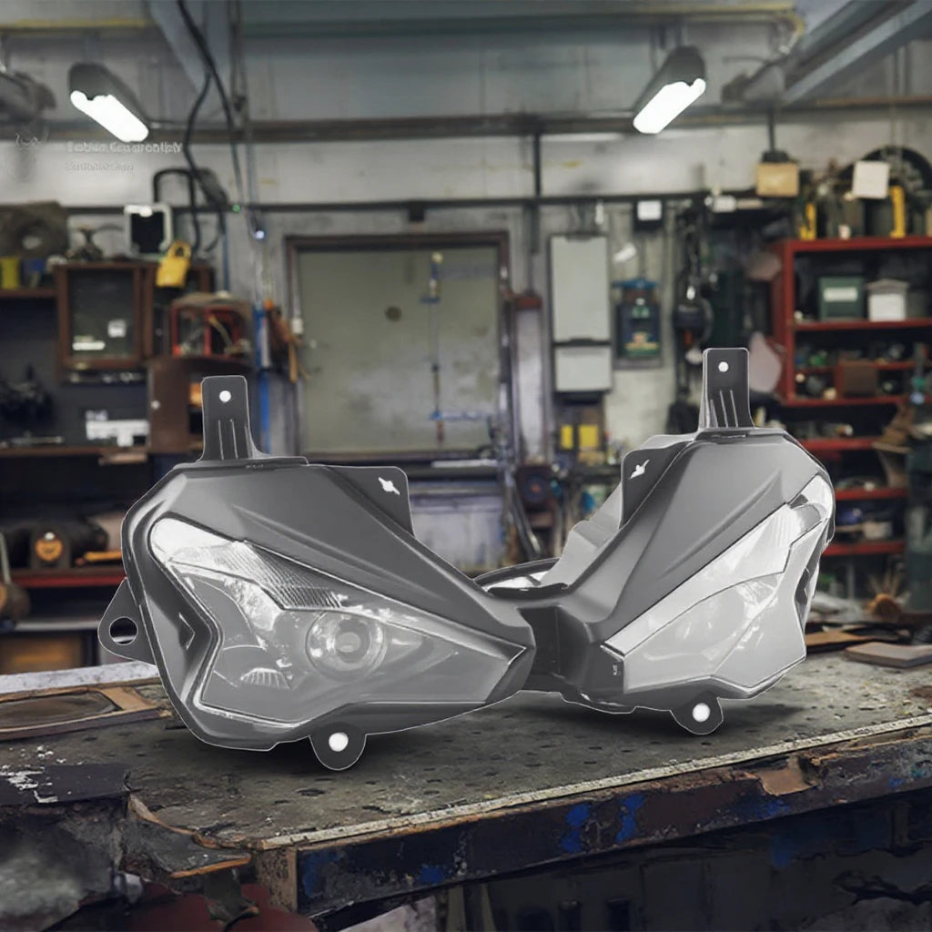 Kawasaki Ninja 500 Huatai BS800 LED Headlight 2024 2025 ZX6r Models Front Motorcycle Lighting System Replacement 1 Year Warranty
