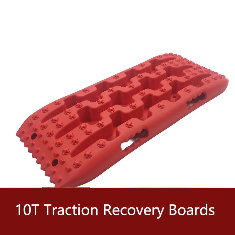 10T Traction Recovery Boards Traction Recovery Boards with Built-in Jack Base for Off-Road Overlanding, Sand, Snow & Mud Escape