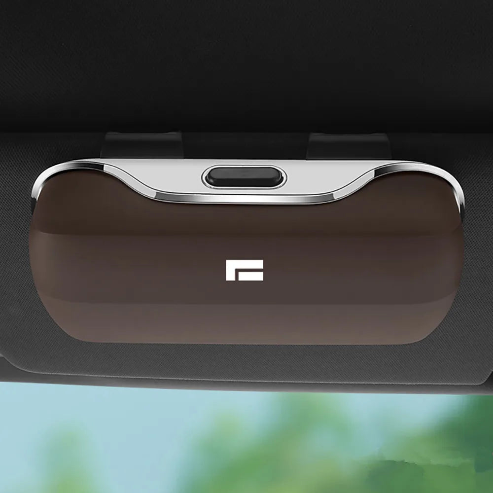 Car Glasses Case Fit For BAIC JISHI Rox Adamas 2026 Car Sunglasses Storage Sunshade Glasses Storage Box Modified Accessories