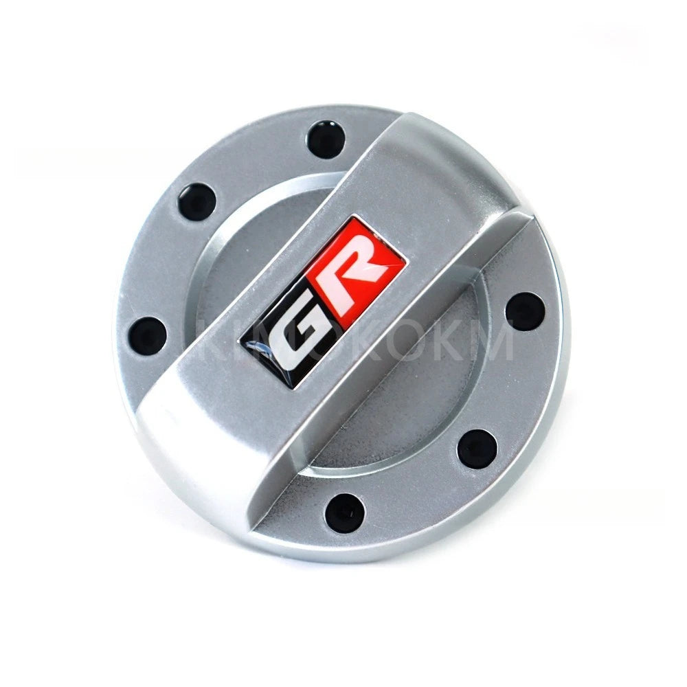 1PCS Aluminum Alloy For GRSport Gazoo Racing Fuel Tank Cap Car Modification Accessories For Toyota GR RAV4 Yaris Hilux Auris