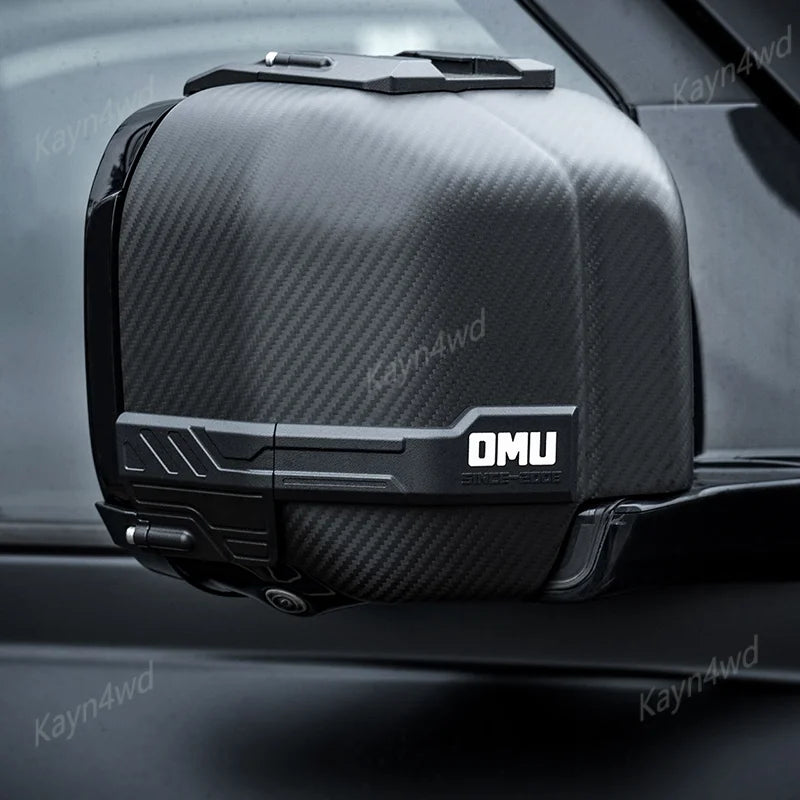 Off Road Accessories OMU Rearview Mirror Cover Side Mirror Rain Shied Frame Guard For New Land Rover Defender 90/110/130 2020+