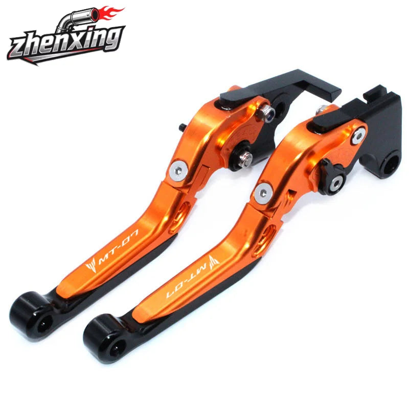 For YAMAHA MT-07 FZ-07 MT 07 FZ07 MT07 FZ 07 2014-2025 Motorcycle CNC Adjustable Folding Extendable Brake Clutch Levers Handle