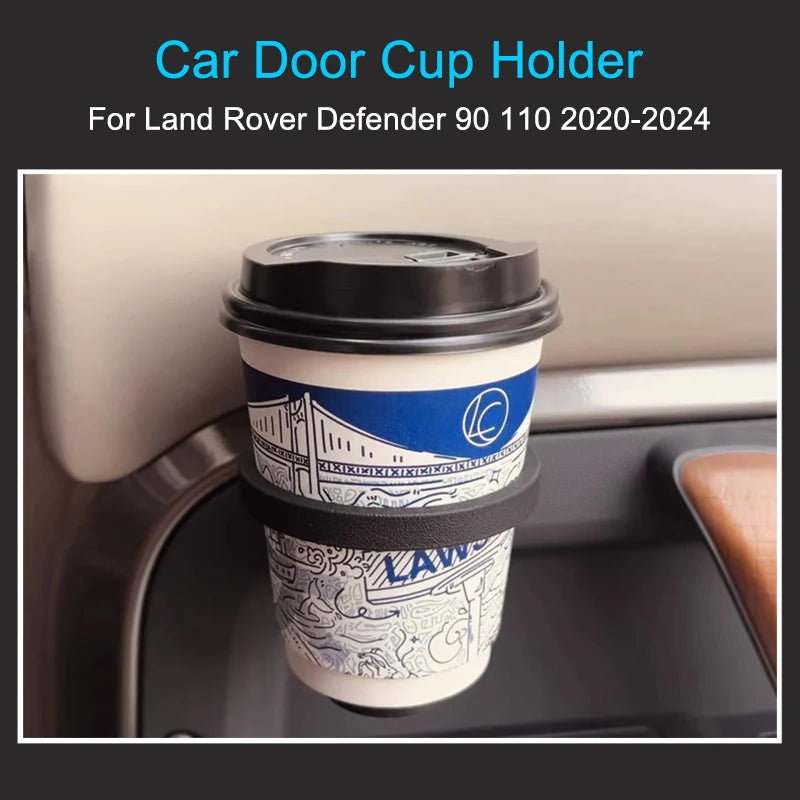 90 110 2020-2024 Car Door Cup Holders Interior Decoration item Car cup holder for Land Rover Defender