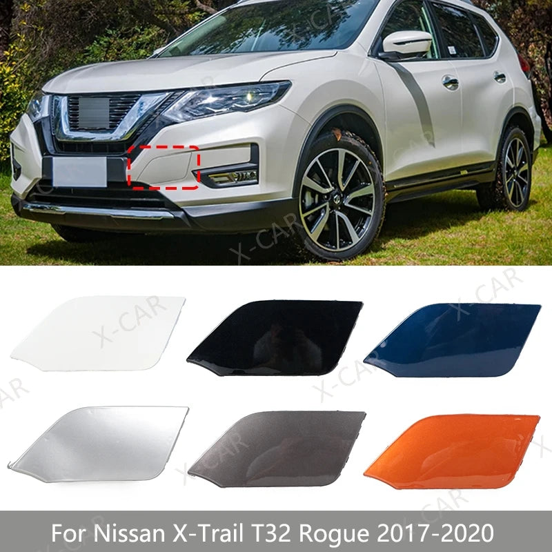 For Nissan X-Trail XTrail T32 Rogue 2017 2018 2019 2020 Front Bumper Tow Hook Cover Lid Towing Trailer Hauling Eye Cap