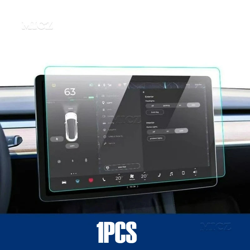 For ROX 01 Polestones 2024 Car Accessories Tempered Glass Screen Protector Center Console Anti Glare HD Film Protection Screen