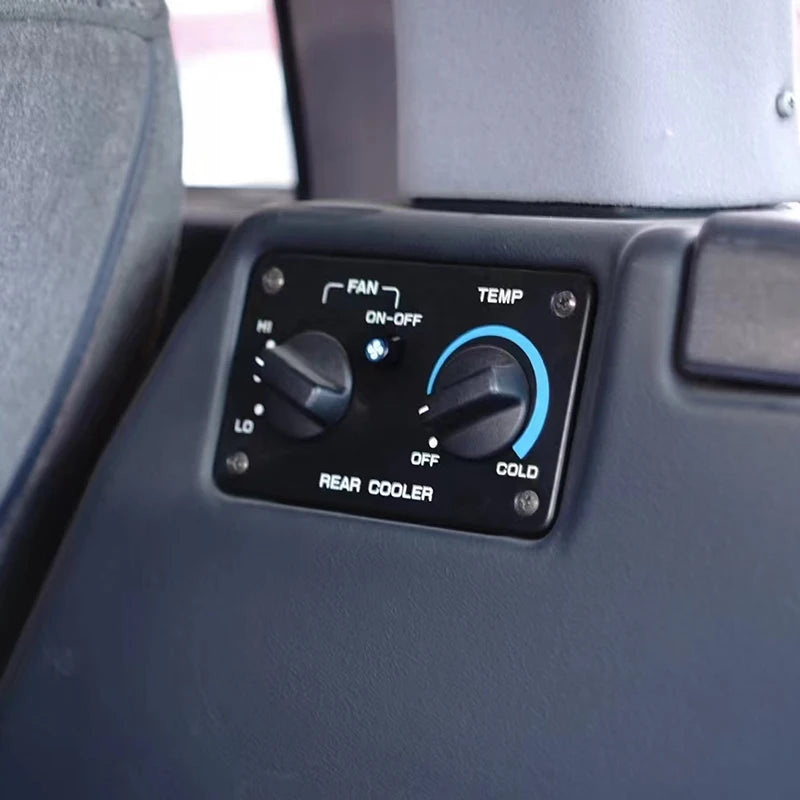 Refrigerator Switch Panel Patch For Nissan Patrol Y60 Interior Accessories Nissan Patro Safari Rear Refrigerator Sticker
