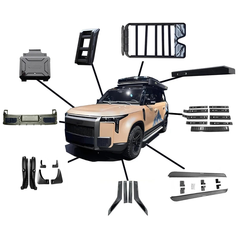 For Rox 01 Accessory Features A High-quality Aluminum Roof Luggage Rack And Luggage Box Platform For Rox 01 Car Accessories